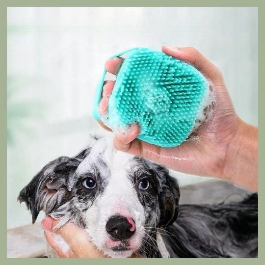 Brossy-Pet™ Brosse Chien - Transforme le bain en câlin !