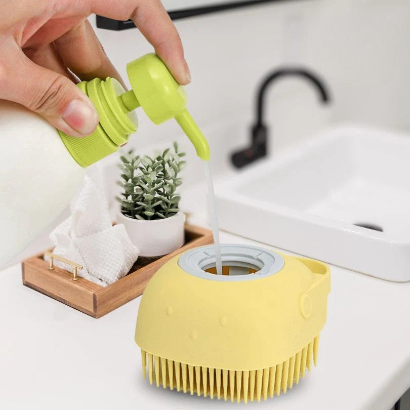Brossy-Pet™ Brosse Chien - Transforme le bain en câlin !
