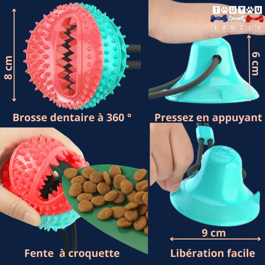 Tir-Fort™: Jouet Chien Interactif - Stimule et Divertit Votre Chien